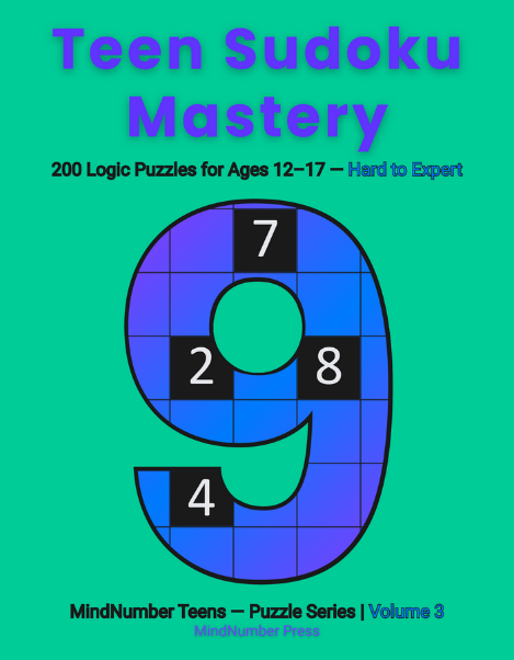 MindNumber Teens Puzzle Book 3 on Amazon